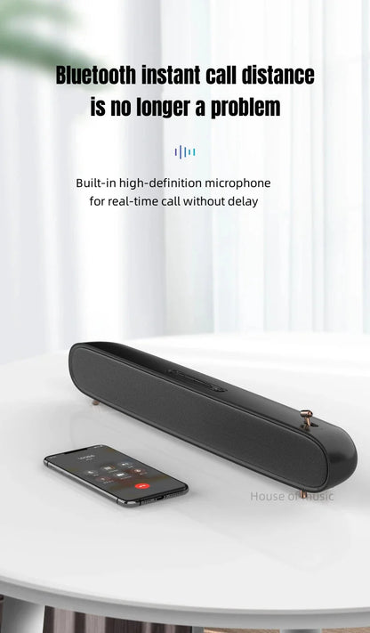 TV Soundbar Wired and Wireles Home Surround Speaker Sound Bar for PC Theater Computer Aux 3.5mm Outdoor Portable Bluetooth Audio