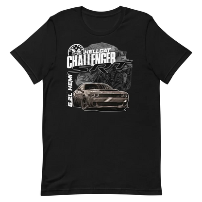 Challenger SRT 6.2L Hemi, Scat Pack shirt, Doddgge Challenger shirt, Mopar shirt