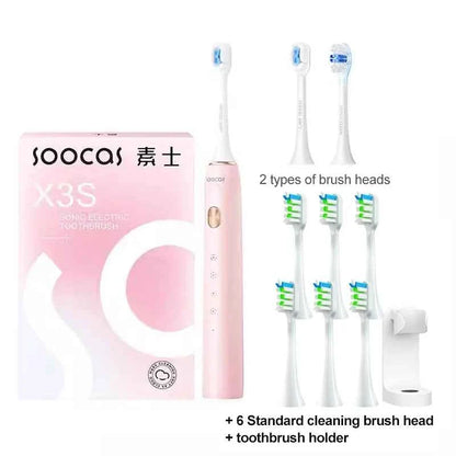 SOOCAS X3S Sonic Electric Toothbrush 180 Days Battery Life Smart Ultrasonic Tooth Brush Cleaner Adult Automatic IPX8 Waterproof