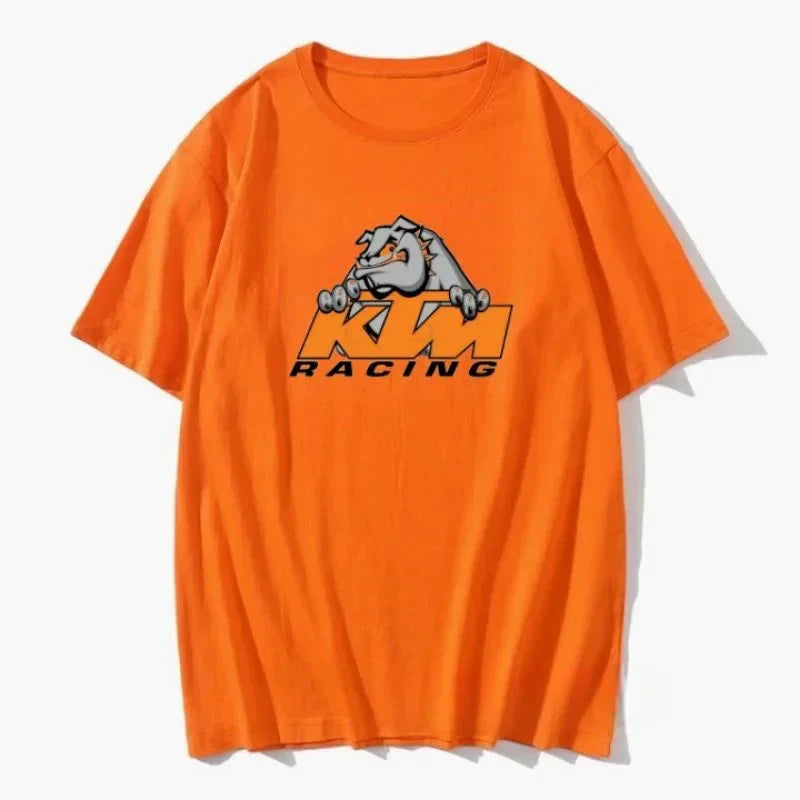 KTM RACING T-shirts personnalisés pour hommes et femmes, Distro couleur unie2026