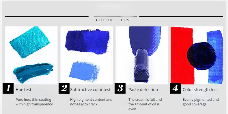 100ml Oil Paint 45 Colors Student Art Creation Special Waterproof Quick-drying Large Sticks Of Pigment School Painting Supplies