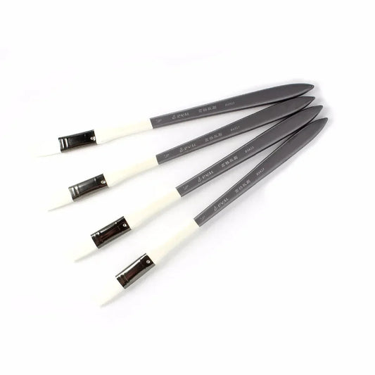 4 Pc 1/2 "Bristle Brushes Oil Painting Brush Graffiti Watercolor Paintbrush Art Material Tool Set For Acrylic scrubbing brush