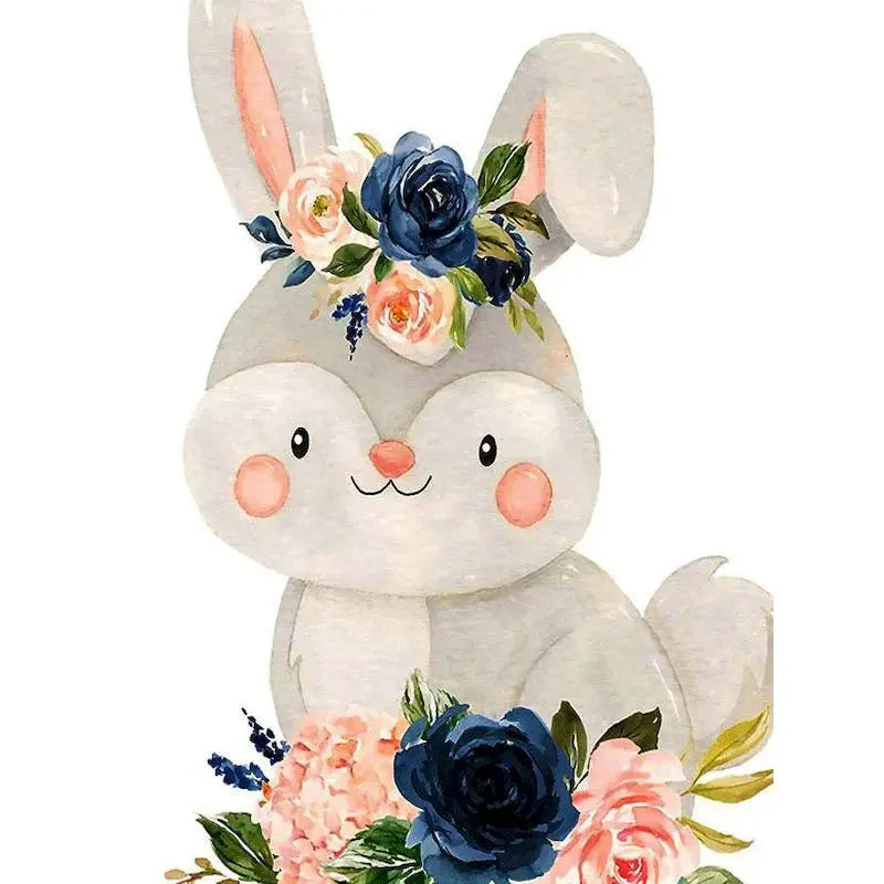 GATYZTORY Paint By Number For Kids Painting Animal And Flower 20x20cm Decorative Paintings Kill Time Easy Hand Painting