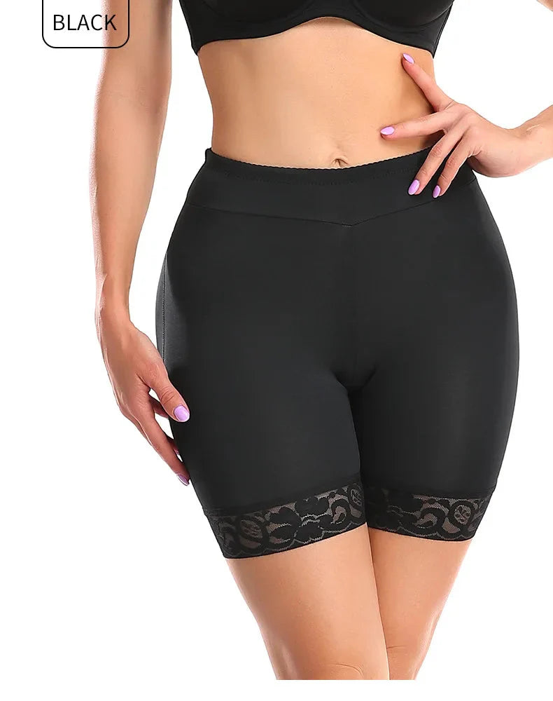 Women Butt Lifter Padded Lace Shapewear Thicker Butt Enhancer Control Panties Seamless Fake Buttock Underwear Big Booty Shorts