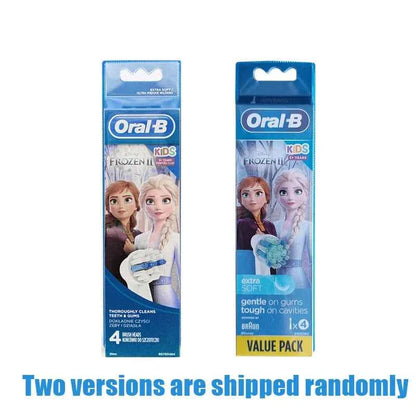Oral B Children Electric Toothbrush Heads Frozen Utral Soft Tooth Brush Heads Round Brush Heads 2/3/4 hedas for 3-12 years old