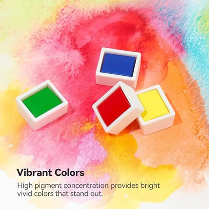 24 color watercolor paint, washable watercolor paint set, professional painting supplies, suitable for adults and artists