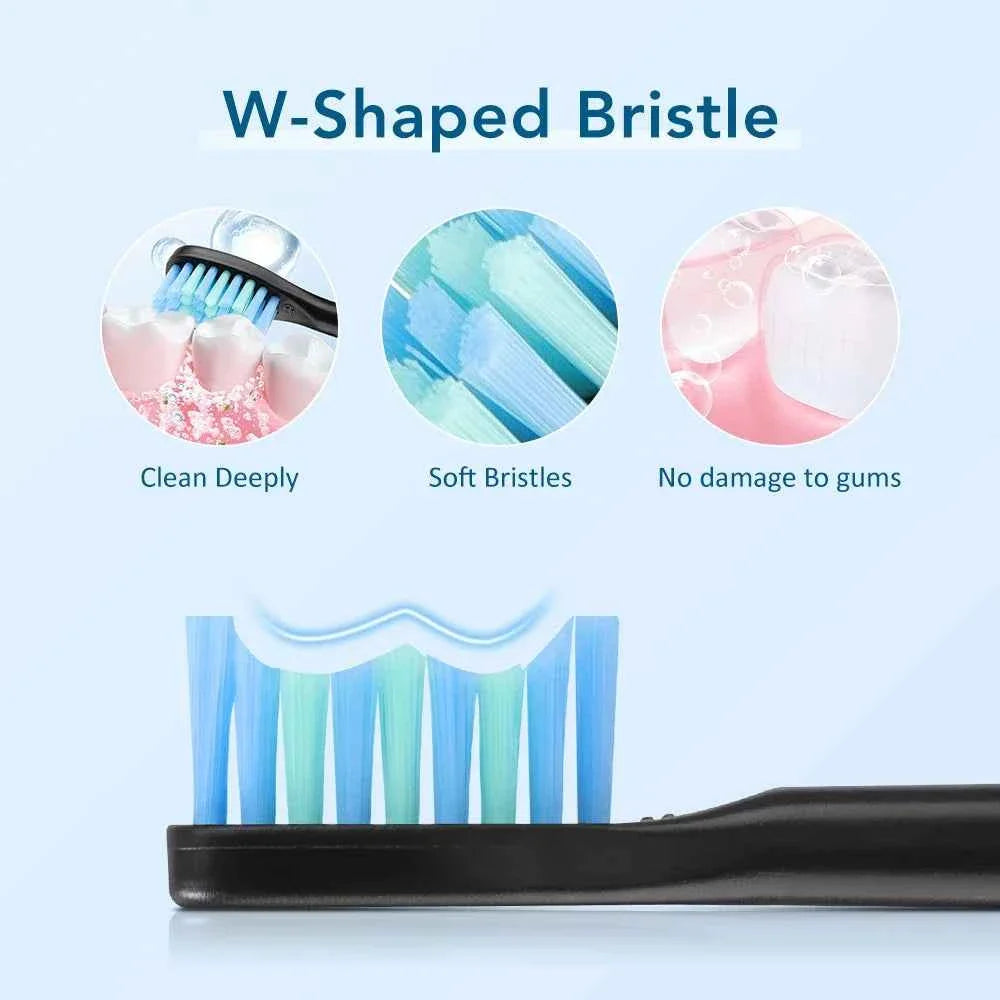 Sonic Electric Toothbrush Smart Dental Teeth Whitening Rechargeable Adult Tooth Brush With 6 Modes and 4 Brush Heads Oral Care