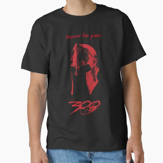 SPARTAN HELMET RED Spartan warrior helmet ancient greece this is sparta T Shirt for men Large size Adult tops S-6XL