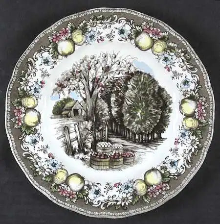 British Friendship Village series, decorative plates, Western food plates