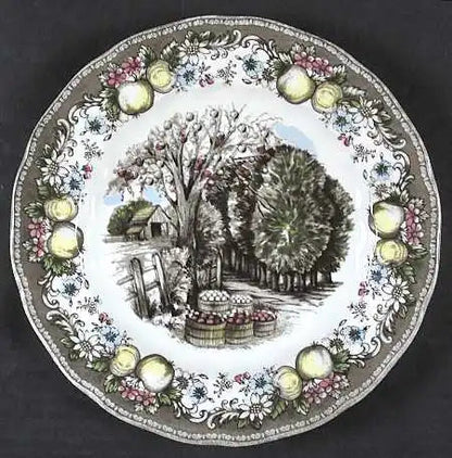 British Friendship Village series, decorative plates, Western food plates