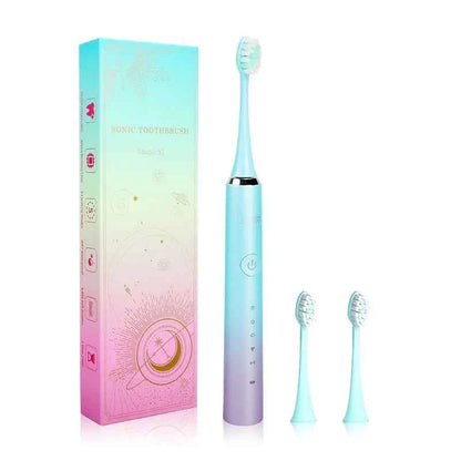 Seago S2 Sonic Electric Toothbrush  5 Modes Whitening Tooth brush 2 Minute Smart Timer IPX7 With 3pcs Replacement Brush Heads