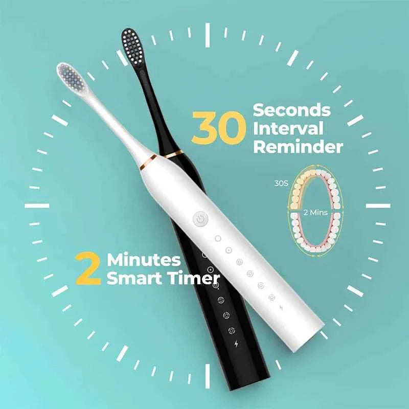Xiaomi Mijia Sonic Electric Toothbrush Smart Timing Tooth Brush Teeth Whitening Fast Charging Base Toothbrush Replacement Head