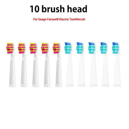 Premium Replacement Brush Heads - Compatible with Fairywill/Seago FW-507/508/515/551/917/959 - Dupont Bristles 5-10Pcs