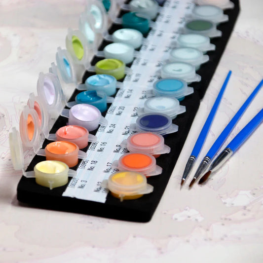 Painting by Numbers For Adult abstract dog  Dropshipping Canvas Oil Paint by Number Home Decor