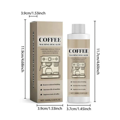 Coffee Machine Cleaning Solution Descaling Agent Get Cleaning All-Purpose Cleaner Kitchen Accessories 1 Bottle 100ml