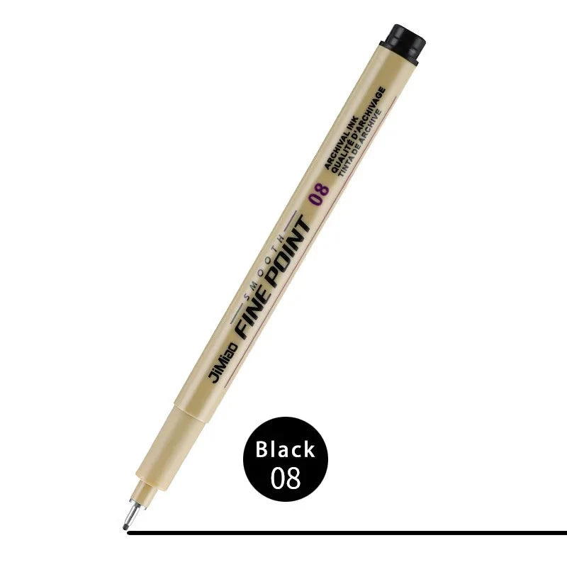Line Drawing Pen Art Pigment Ink Drawing Waterproof Art Architecture School Supplies Paint Brushes Pinceles Painting Supplies