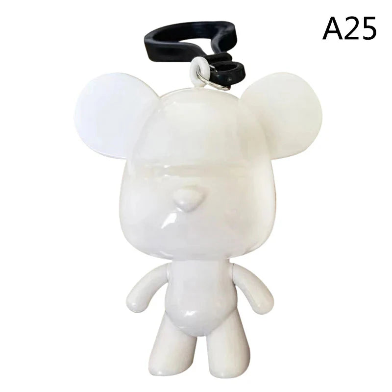 60ml/bottle acrylic paint 24Colors DIY Handmade Graffiti Bearbrick Statue Coloring Pigment Professional Paint Liquid Art Supplie