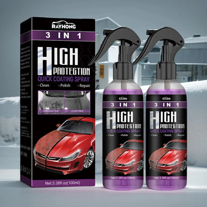3 In 1 Car Ceramic Coating Spray High Protection Shine Armor Ceramic Car Wash Car Shield 30/100ml Polishing Spraying Wax Tools