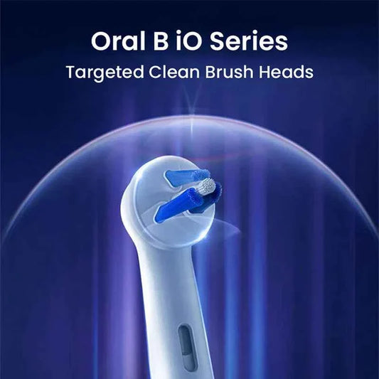 Original Brush head for Oral B iO 2/3/4/5/7/8/9 Electric Toothbrushes Designed for Teeth Deep Clean Remove Tooth Stains