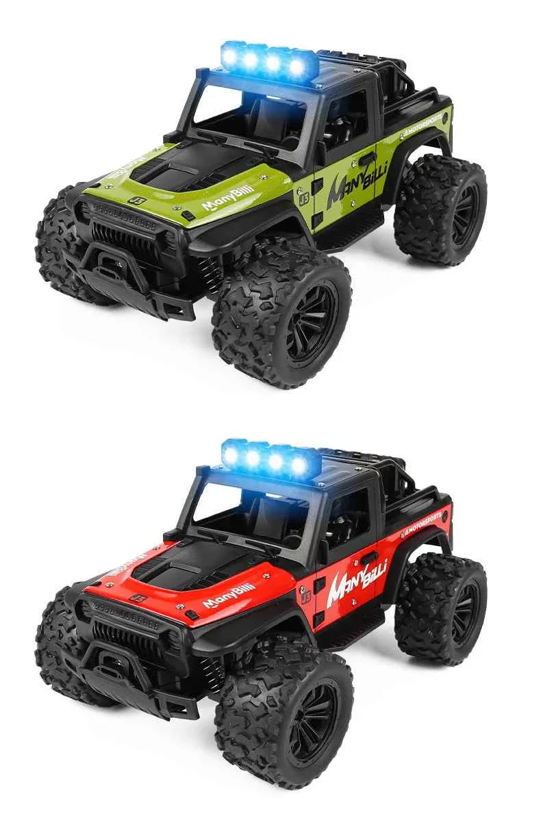 RC Off road Truck 1/16 4WD RTR Durable Beginner All Terrain RC Car High Speed 20Km/h Remote Control Monster Truck Adult Gift Toy