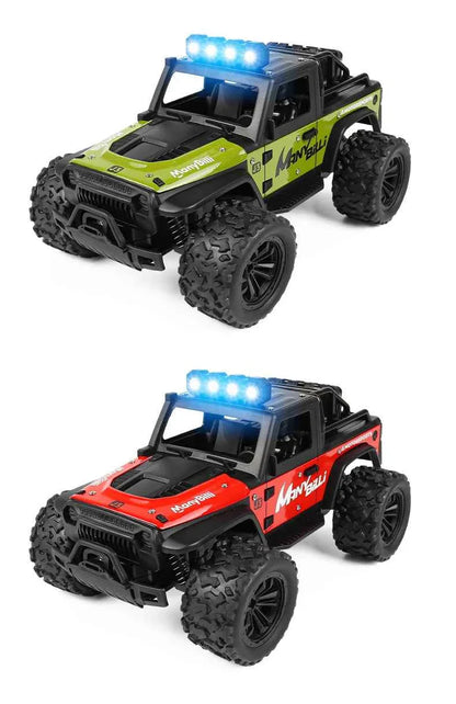 RC Off road Truck 1/16 4WD RTR Durable Beginner All Terrain RC Car High Speed 20Km/h Remote Control Monster Truck Adult Gift Toy