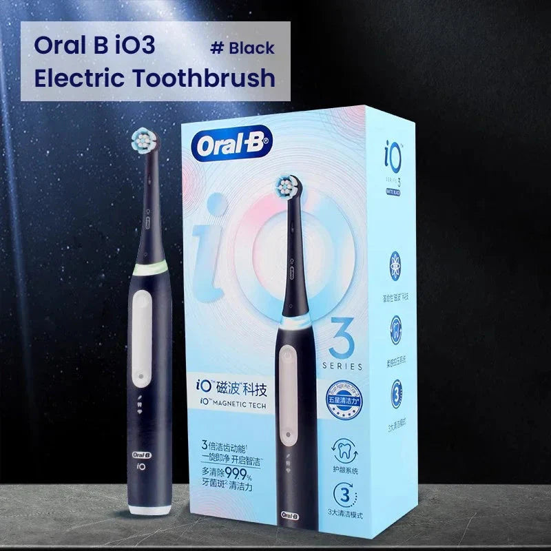 Oral B Electric Toothbrush IO Series Rechargable Waterproof Smart Rotating Timing Electronic Tooth Brushes iO2 iO3 iO4 iO7 iO9