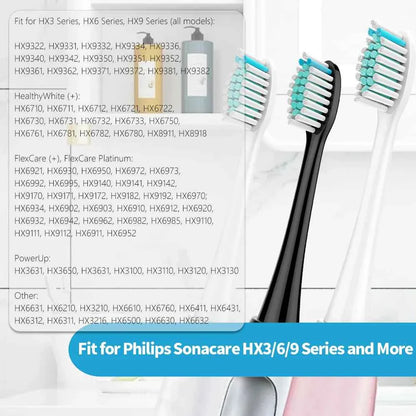 8PCS Replacement Toothbrush Heads, suitable for Philips Sonicare, Professional Electric Toothbrush Heads, Brush Heads suitable