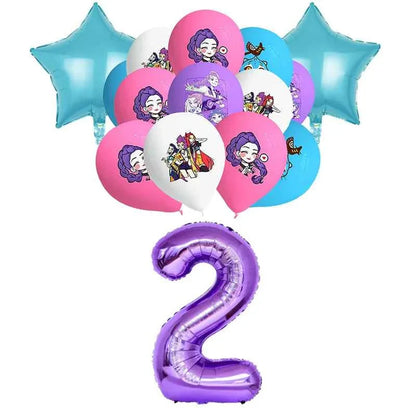 K-Pop Demon Hunters Birthday Decorations Girls Birthday Party Tableware Balloons Set Cup Plates Girls Favor Kpop Warriors Supply