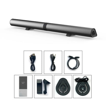 Powerful 120W Soundbar Sound Radio Blaster Bar Audio TV PC Subwoofer 360 Stereo Surround Wireless Home Theater Bluetooth Speaker
