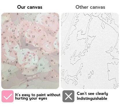 Unique Skull Flower Hair Woman Oil Painting By Number Home Decoration Painting Wall for Bedroom Room Decor Gift Frameless