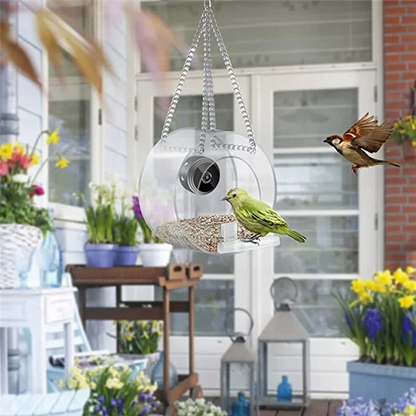 A19F-Bird Feeder With Camera, With HD Night-Version As Shown For Outdoor Bird Watching & Capture Photos B