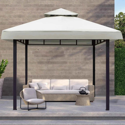Grill Gazebo Replacement Canopy Roof, Outdoor BBQ Gazebo Top, Double Tiered Shelter Cover Roof ,for Yard Patio Garden Sunshade