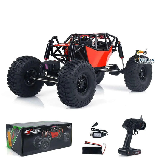 RC Car 1/10 Scale RC Off Road Vehicles Climbing Car 4x4 Remote Control Rock Crawler W/Battery USB Charging Cable Gift Boys Toys