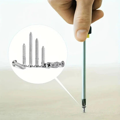 400pcs Self Tapping Wood Screws Set M2 Phillips Flat Head Sheet Metal Screw Self Tapping Screws Assortment Kit