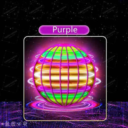 Flying Ball Boomerang Spinner Toys Hand Control Drone 360° Rotating Mini UFO With LED Lights for Children Funny Birthday Gifts