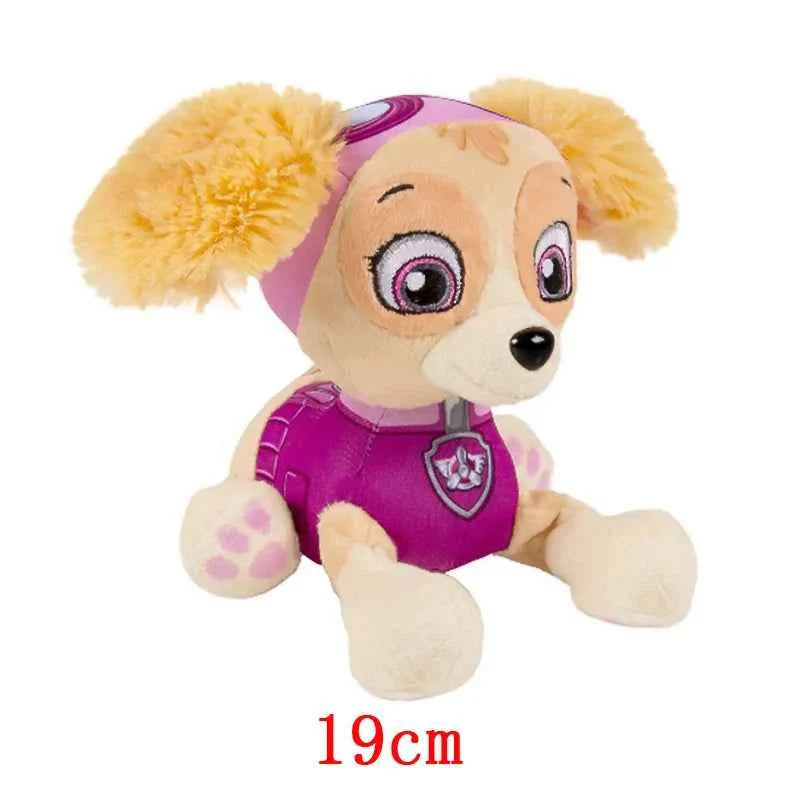 Paw Patrol Plush Toy Action Figure Ryder Marshal Zuma Everest Cartoon Model Two postures Plush Toy Children's Birthday Party Gif