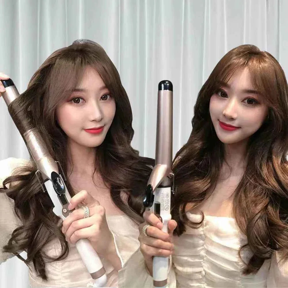 Electric Heating Curly Hair Stick Curling Iron Hair Straightener Wave Waver Beauty Salon Styling Tool Appliances Crimping Iron