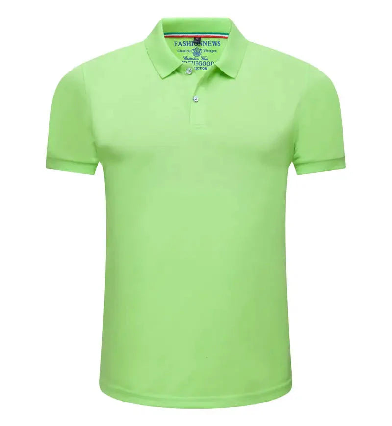Mens Polo Shirts Short Sleeve Casual Solid Color Fashion Summer Lapel Male Turndown Tops Work Clothes Breathabl Comfortable