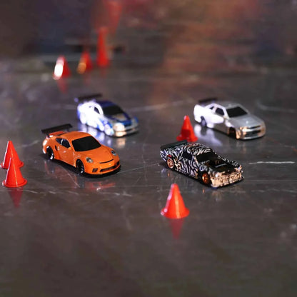 RTR RC Dift Race Car 1/43 Scale 4WD Gyro Four-wheel Drive Radio Control High Speed Model 2.4G Racing Drifting Cars Gifts Toys