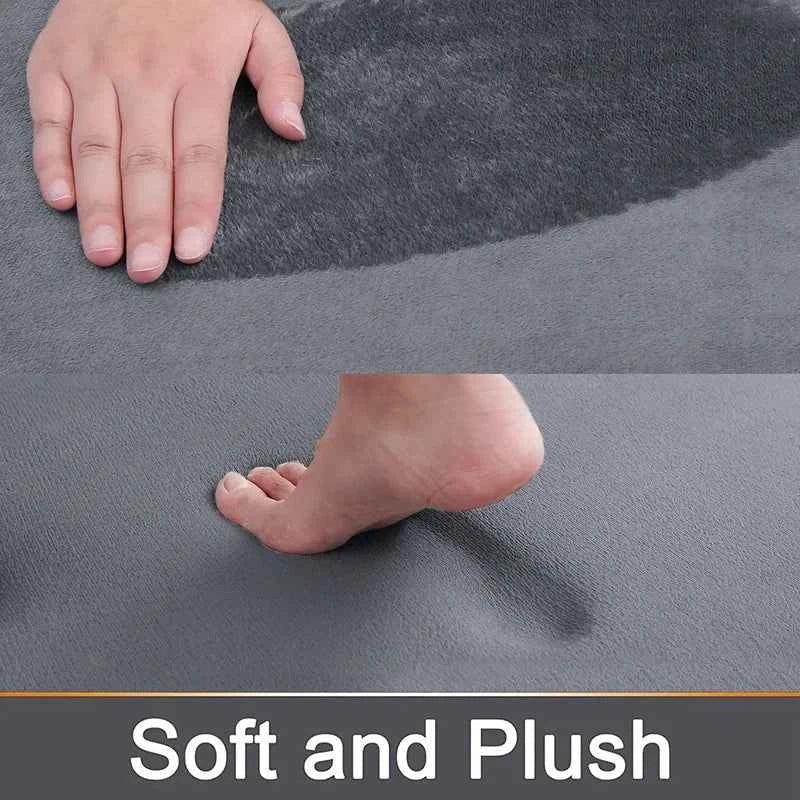 Bathroom Mat Non-slip Bathtub Basin Side Floor Carpet Memory Foam Super Absorbent Shower Room Mats Soft Bath Rug Bathroom Decor