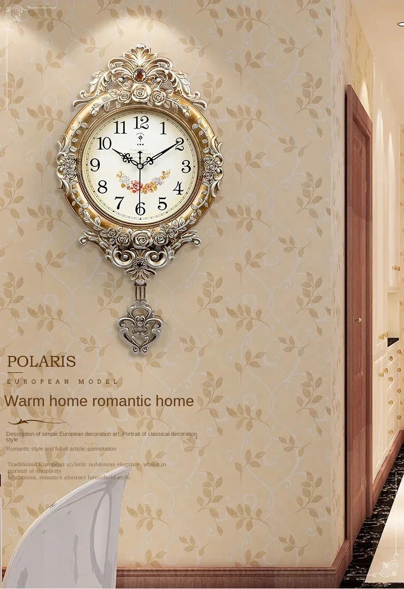Polaris Light Luxury Home Design 60cm Wall Clock