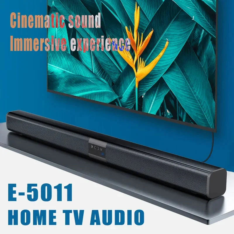 2025 6D surround sound home theater speaker system mobile phone bass wireless Bluetooth speaker long TV soundbar speaker TF/AUX