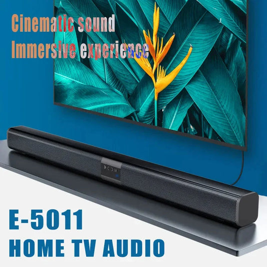 2025 6D surround sound home theater speaker system mobile phone bass wireless Bluetooth speaker long TV soundbar speaker TF/AUX