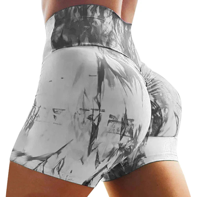 Seamless Fitness Pants Women's High Waist Hip Lift Sports Tight Shorts Running Sexy Peach Gym Yoga Shorts
