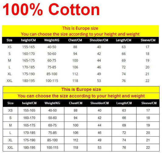 French Paris Print Men Women Pure Cotton T-shirt Popular Casual Fashion Trend Street Loose Sport Short-sleeve Adult Top Clothing