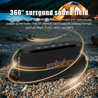 60W Soundbar XDOBO X8IV Subwoofer Speaker 8000mAh Deep Bass Outdoor Smart Phone TV Home Cinema Loudspeaker With Alloy Design