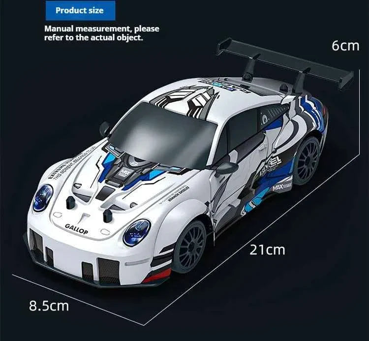 RC Drift Car 1/26 Realistic Race Car 4WD Mini RC Car 2.4Ghz Control Smooth Drifting Action Boys Toys RC 4x4 Fun for All