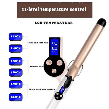 Electric Heating Curly Hair Stick Curling Iron Hair Straightener Wave Waver Beauty Salon Styling Tool Appliances Crimping Iron