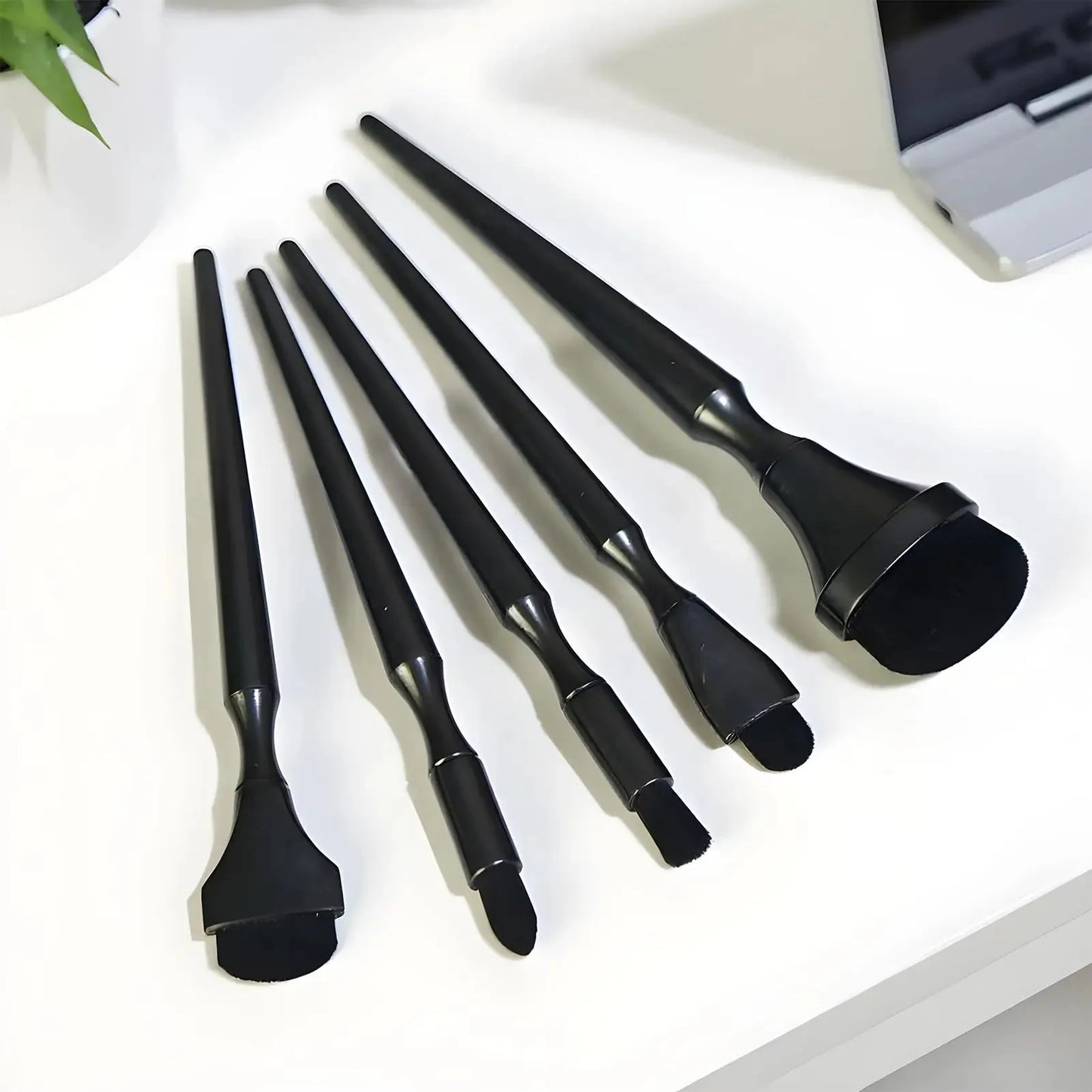 5 Pieces Artsecret Charcoal Drawing Blending Brushes Set for Painting Sketch Drawing Tools Charcoal Ink Blending Supplies