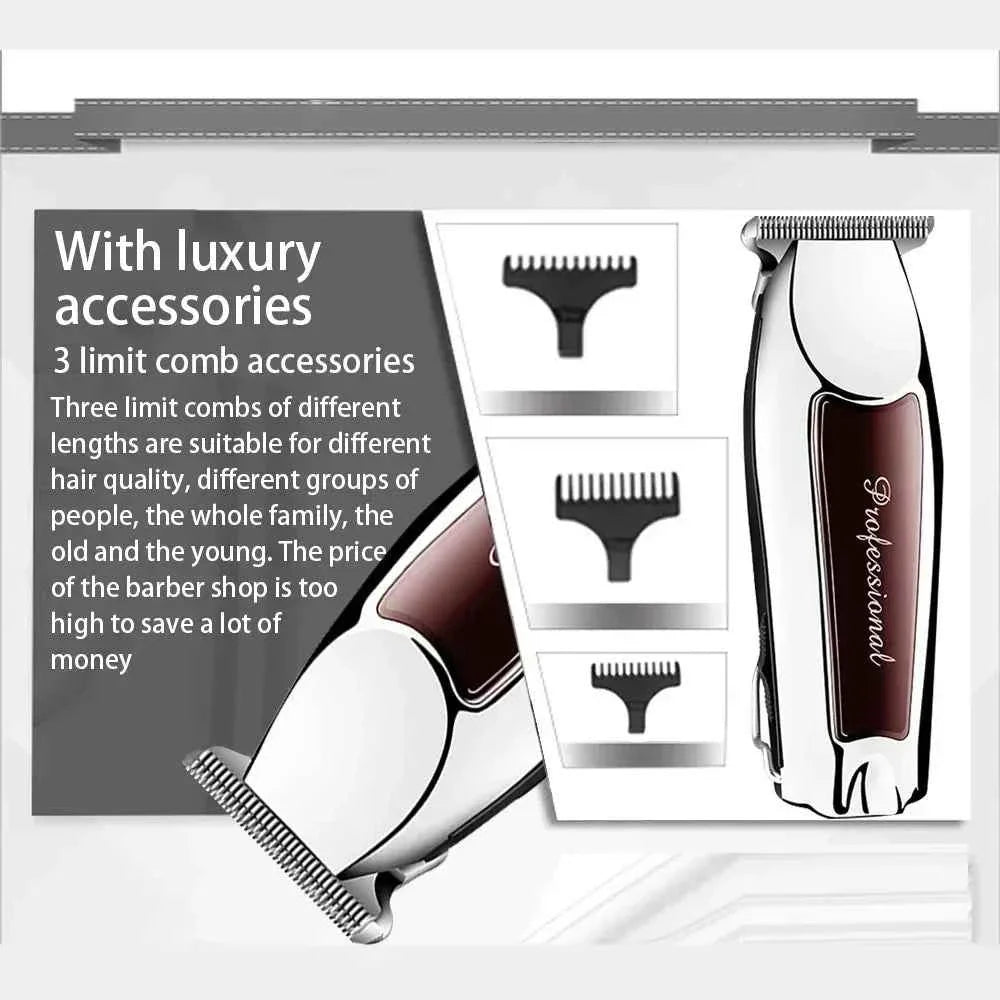 Hair Clipper Hair Trimmer Hair Clipper Professional Barber Trimmer Electric Shaver Hair Cutting Machine Rechargeable Trimmer Men
